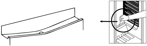 KONCAR HC1A60348BFN Freestanding Refrigerator User Manual - Defrosting the fridge compartment
