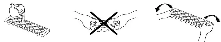 KONCAR HC1A60348BFN Freestanding Refrigerator User Manual - Ice Tray