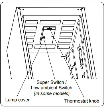 KONCAR HC1A60348BFN Freestanding Refrigerator User Manual - Thermostat setting