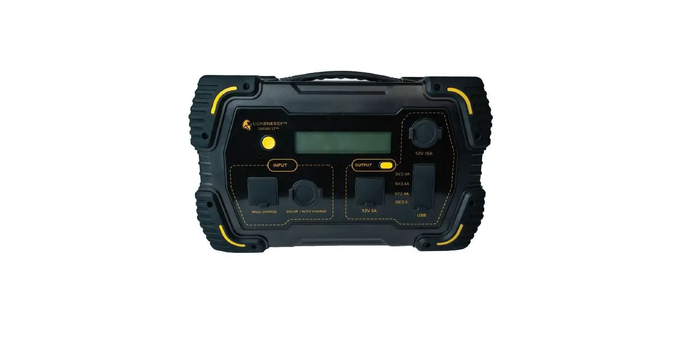 Lion Energy 50170124 Lion Safari Lt Portable Solar Generator User Manual Lion Energy 50170124 Lion Safari Lt Portable Solar Generator User Manual