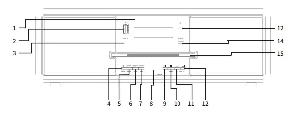 Dosound DS 033 Retro Audio Tabletop Media Player - Fig