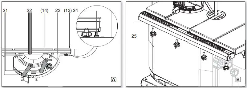 metabo 619009000 BAS 318 Precision WNB Instruction Manual - Product Overview