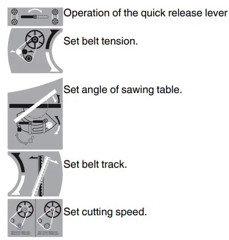 metabo 619009000 BAS 318 Precision WNB Instruction Manual - Symbols on the Machine
