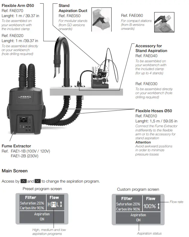 JBC-FAE1-Fume-Extractor-for-1-Workbench-fig-5