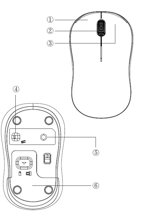 nulaxy M500 Bluetooth Mouse-fig1