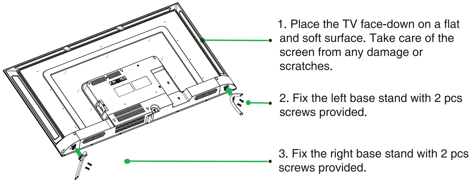 Syinix 50A1S Android TV - Stand
