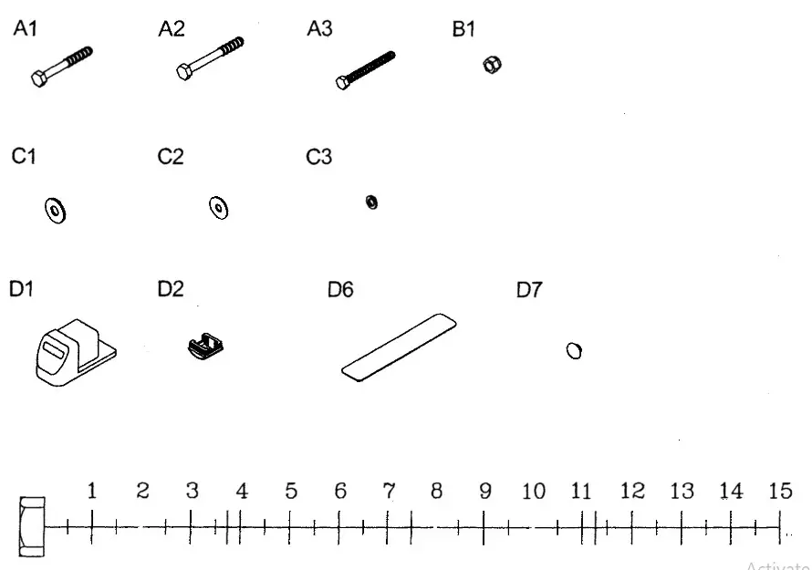 BODY SOLID Knee Raise Hardware