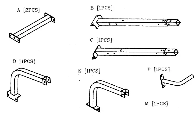 BODY SOLID Knee Raise parts