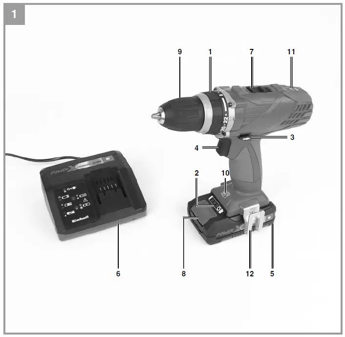 Einhell-TE-CD-18-Li-Cordless-Drill-or-Screwdriver-1