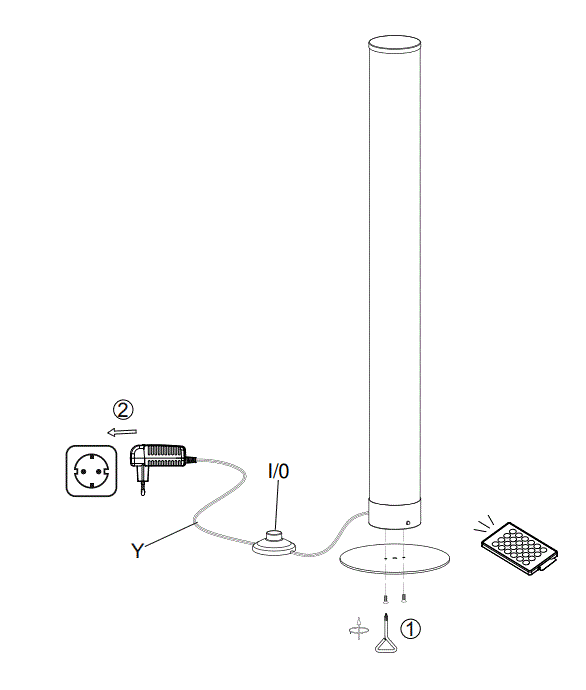 Paul Neuhaus 2_486420 BINGO Floor Lamp RGB LED-1