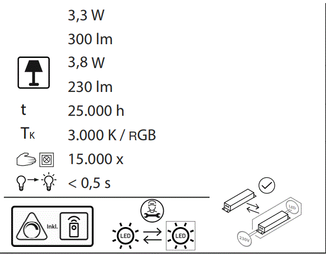 Paul Neuhaus 2_486420 BINGO Floor Lamp RGB LED-3