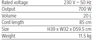 Bright 019683 Built-in Microwave Oven 4