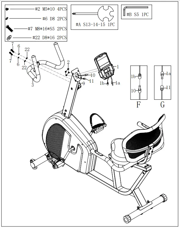 SUNNY-SF-RB421004-Endurance-Series-Magnetic-Recumbent-Bike-fig-9