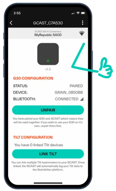 GRAINFATHER GCAST G Series Bluetooth WiFi Bridge Device - app11