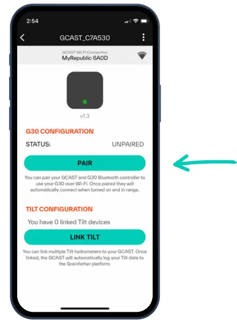 GRAINFATHER GCAST G Series Bluetooth WiFi Bridge Device - app8