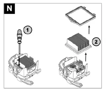FLEX FLX481491 VC 6 L MC 18.0 Compact Vacuum Cleaner 18V Bare Unit FIG 14