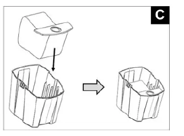 FLEX FLX481491 VC 6 L MC 18.0 Compact Vacuum Cleaner 18V Bare Unit FIG 3