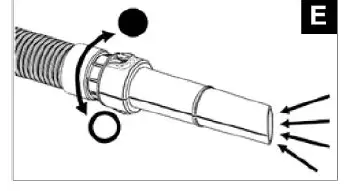 FLEX FLX481491 VC 6 L MC 18.0 Compact Vacuum Cleaner 18V Bare Unit FIG 4