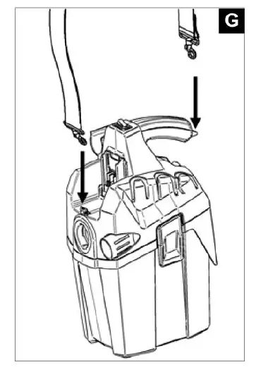 FLEX FLX481491 VC 6 L MC 18.0 Compact Vacuum Cleaner 18V Bare Unit FIG 7