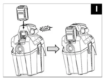 FLEX FLX481491 VC 6 L MC 18.0 Compact Vacuum Cleaner 18V Bare Unit FIG 9