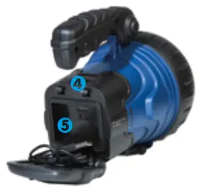 NIGHT SEARCHER SL900 Rechargeable LED Searchlight - Fig