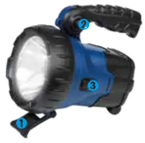NIGHT SEARCHER SL900 Rechargeable LED Searchlight