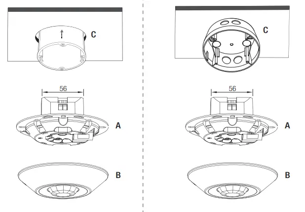 HYTRONIK HIM54 Surface Mount Dual Sense Motion Sensor 11