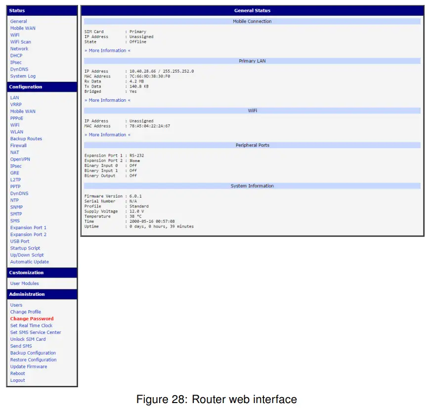 ADVANTECH SL302 SmartStart LTE Industrial Router - Fig 27
