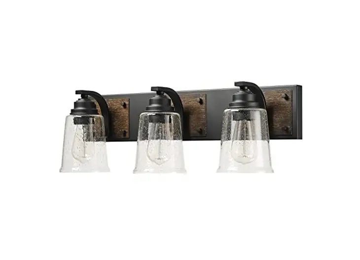 Globe 91002138 Mackay 24 Inch 3 Light Faux Wood Vanity Light Instructions Globe 91002138 Mackay 24 Inch 3 Light Faux Wood Vanity Light Instructions