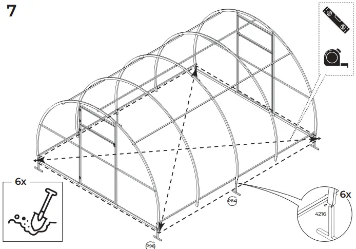 DANCOVER Greenhouse Strong NOVA 3x6m-fig12