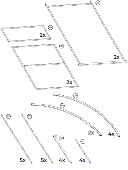 DANCOVER Greenhouse Strong NOVA 3x6m-fig2