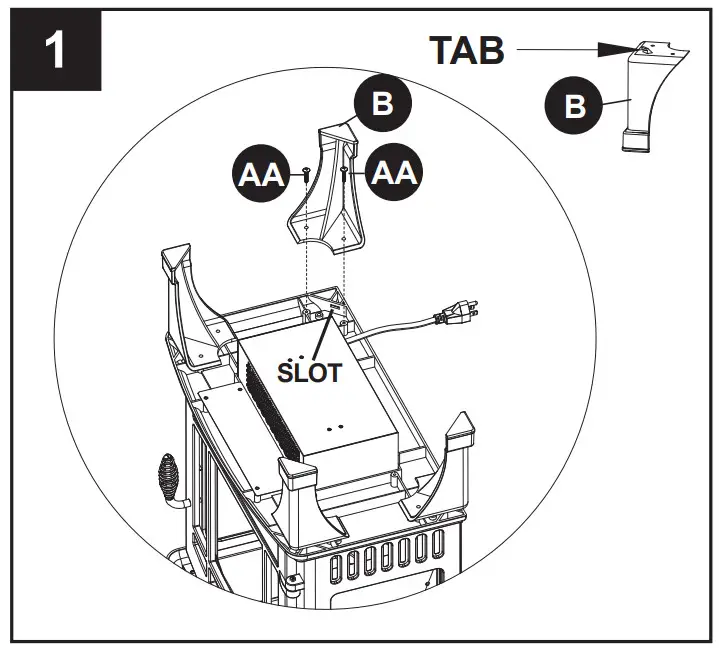 Comfort Glow EQS5140 Sanibel 20 in. Infrared Electric Stove - figure 3