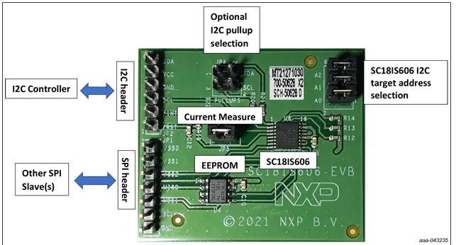 NXP UM11666 SC18IS606-EVB SPI Bridge Evaluation Board 1