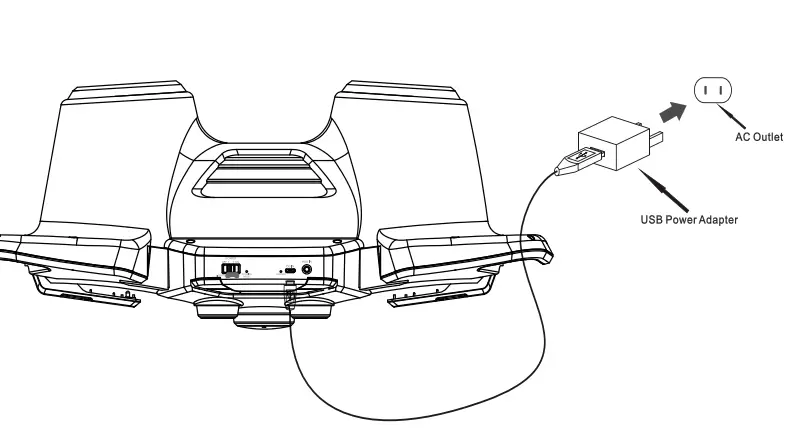 SYLVANIA-SP336-DG-Bluetooth-10-Watt-Rechargeable-Light-up-Speaker-2