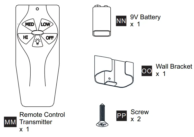 QUOIZEL QFA4046PK Alexa 23 Inch Polished Nickel with Silver Blades Fandelier - Fig 5