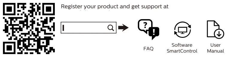 PHILIPS 222S1 S line Smart LED Display - qr
