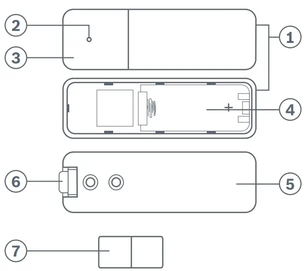BOSCH Door window Contact II Detects Open Doors and Windows-fig2