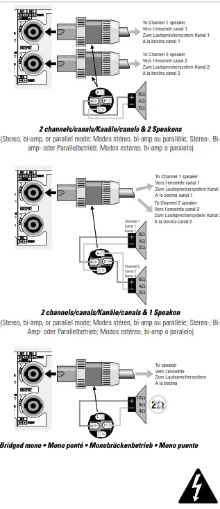 QSC RMX Series Amplifier - Speakon™ Outputs3