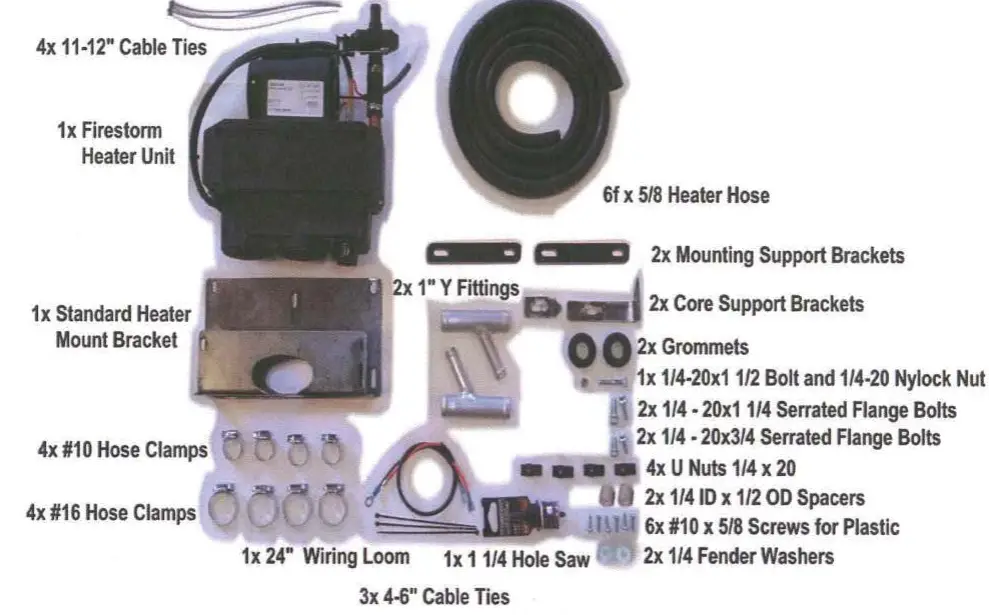 YAMAHA ICCH-BD-C-YAMRH Rhino Compact Cab Heater Kit 1