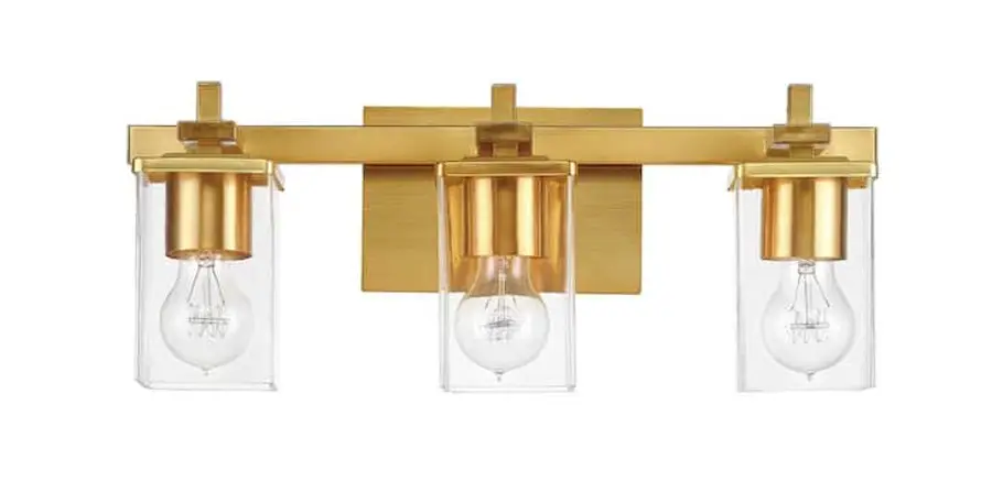 Globe 65564 3-light Matte Brass Vanity Light Instruction Manual Globe 65564 3-light Matte Brass Vanity Light Instruction Manual