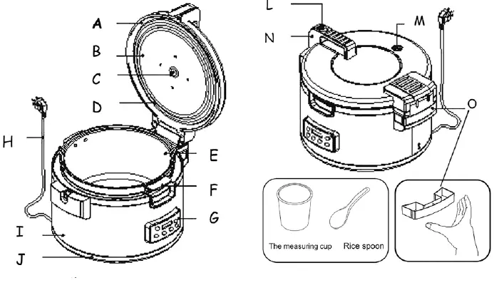 CaterChef 688.087 Electric Rice Cooker-1