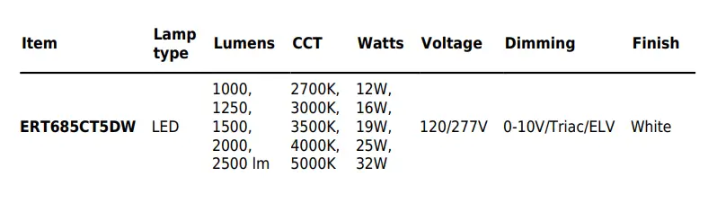 ELCO-Lighting-ERT685CT5DW-6-Inch-LED-High-Lumen-Round-Reflector-Insert-3