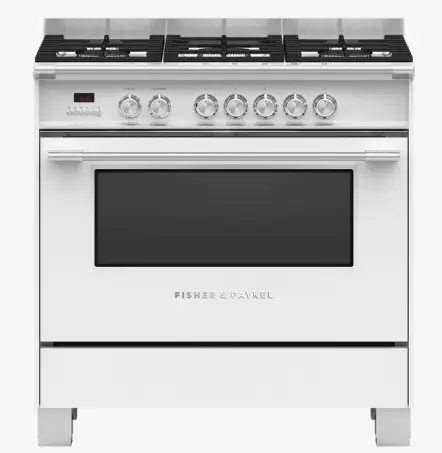 FISHER PAYKEL OR90SCG4W1 90cm Dual Fuel Freestanding Cooker A01