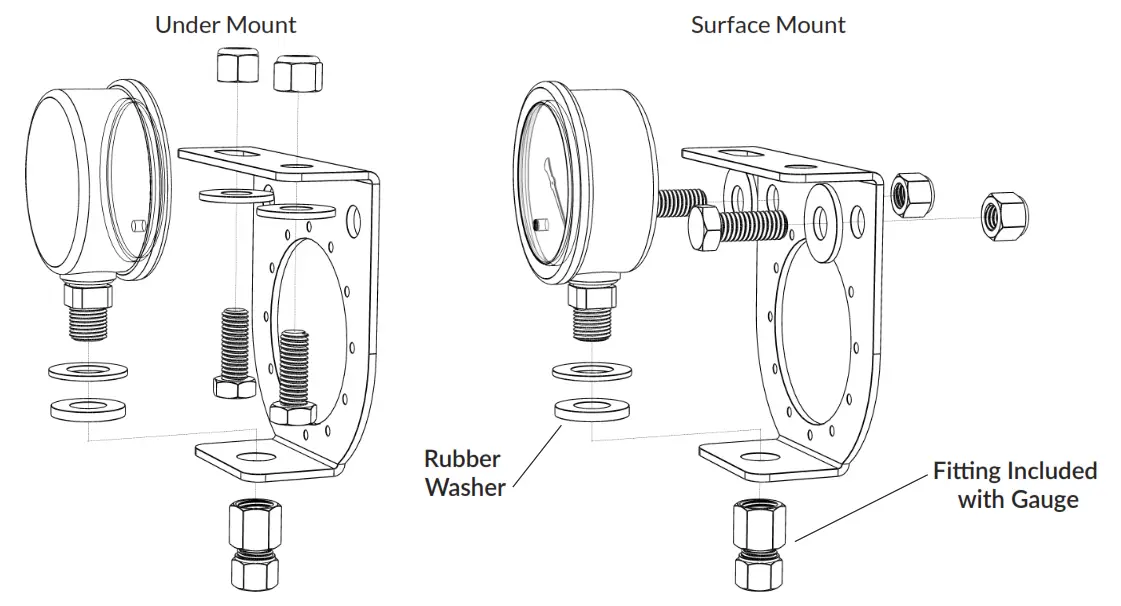 RW 250 BR Mounting Bracket Kit - fig