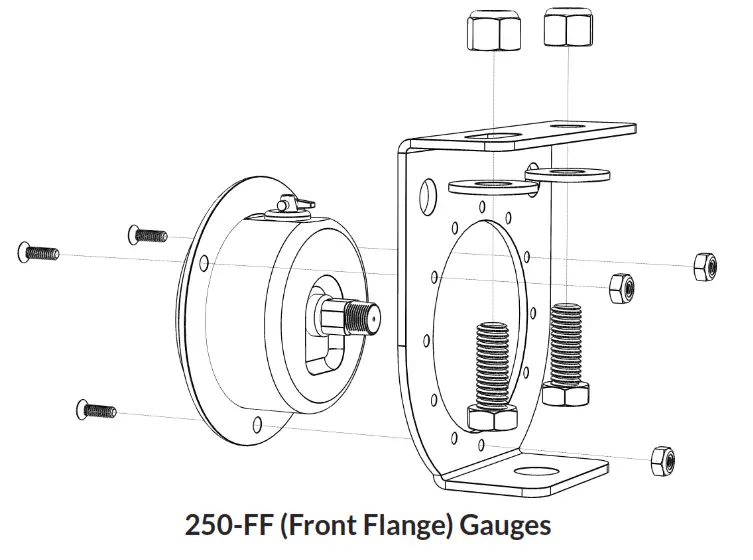 RW 250 BR Mounting Bracket Kit - fig1