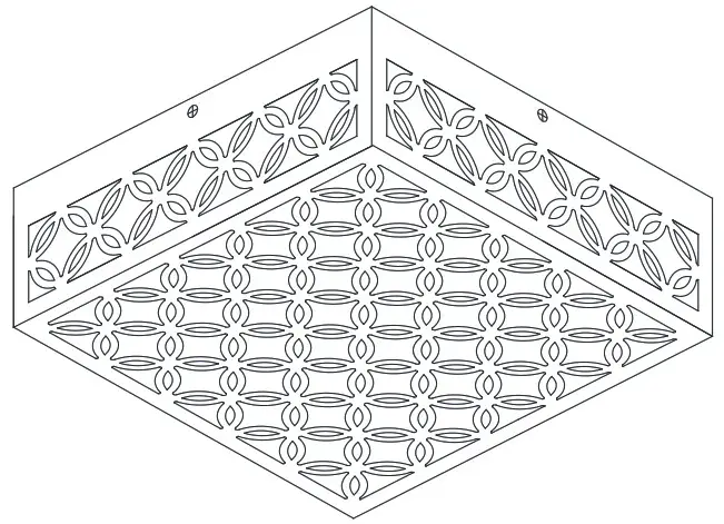 EUROfase 42696 026 Clover Outdoor LED Flush Mount - Cover