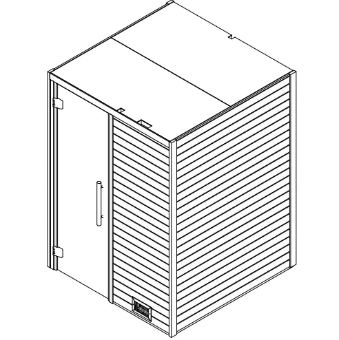 AUROOM-Cala-150x150-Dry-finnish-sauna-cabin-Instruction-PRODUCT