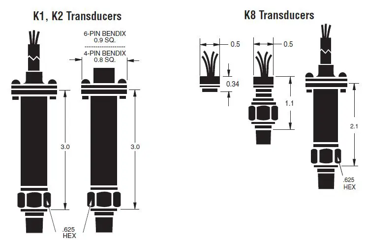 ASHCROFT K1, K2, K8 Pressure Transducer-9