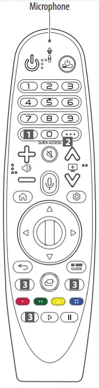 LG 32LD340H LED TV Owner's - Remote2