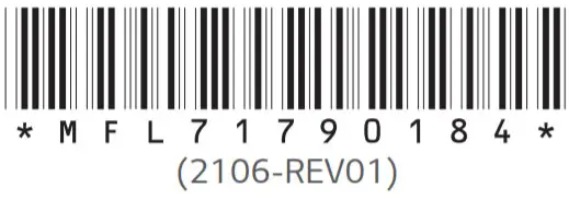 LG 32LD340H LED TV Owner's - barcode